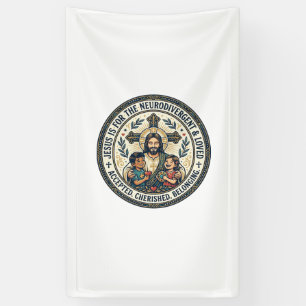 Jesus Neurodivergente Moedigings T-Shirt Inspirati Spandoek