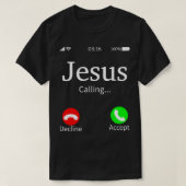 Jesus noemt Christelijk TShirt 2 (Design voorkant)