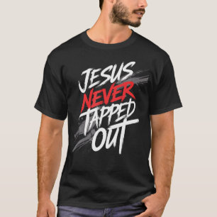 Jesus Nooit Afgetapt Christelijke Strijder Geloven T-shirt