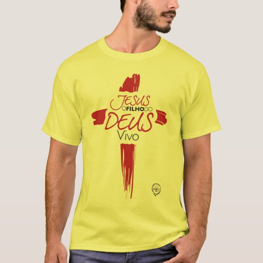 Jesus O Filho do Deus Vivo T-shirt (Voorkant)