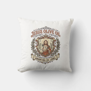 Jesus Olijfolie Zalfolie Label Jesus Olijfolie Kussen