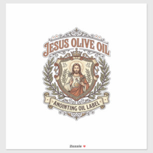 Jesus Olijfolie Zalfolie Label Jezus Olijfolie