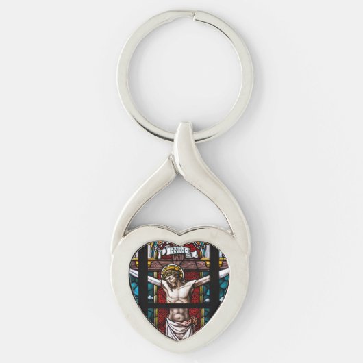 Jesus on Cross Sleutelhanger (Voorkant)