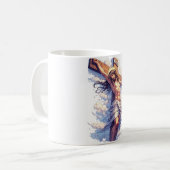 Jesus on the Cross Christian Coffee Mug Koffiemok (Voorkant links)