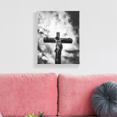 Jesus on the Cross – Faith and Redemption Canvas   (Insitu (Woonkamer))