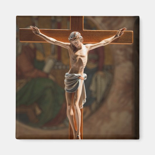 Jesus on the Cross Magneet (Voorkant)