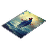 Jesus on Water Classic Notebook Lined Pages Notitieboek (Linkerzijde)