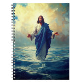 Jesus on Water Classic Notebook Lined Pages Notitieboek (Voorkant)