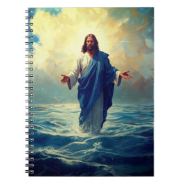 Jesus on Water Classic Notebook Lined Pages Notitieboek
