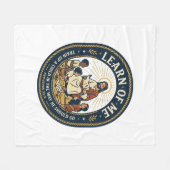 Jesus Onderwijsassistent School Steunpersoneel T-S Fleece Deken (Voorkant (Horizontaal))