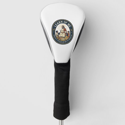 Jesus Onderwijsassistent School Steunpersoneel T-S Golfheadcover (Voorkant)