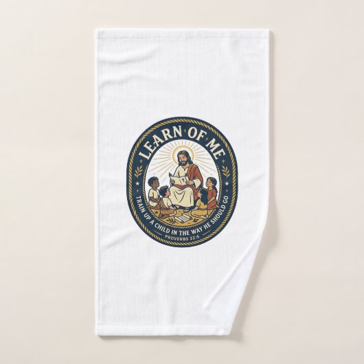 Jesus Onderwijsassistent School Steunpersoneel T-S Handdoek (Handdoek)