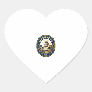 Jesus Onderwijsassistent School Steunpersoneel T-S Hart Sticker