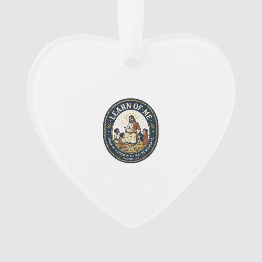 Jesus Onderwijsassistent School Steunpersoneel T-S Ornament (voorkant)