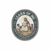 Jesus Onderwijsassistent School Steunpersoneel T-S Sticker (Voorkant)