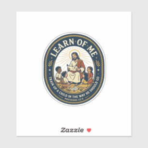Jesus Onderwijsassistent School Steunpersoneel T-S Sticker