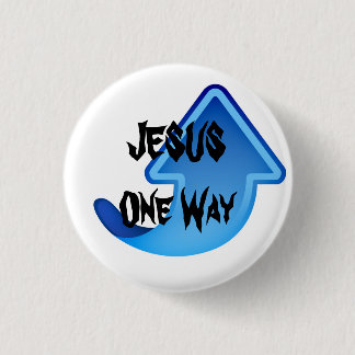JESUS One Way Ronde Button 3,2 Cm