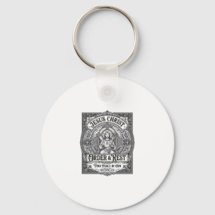 Jesus Ontruim Opgeruimd T-Shirt Christelijk Grafis Sleutelhanger