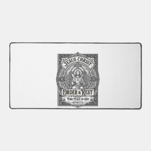 Jesus Ontruim Opgeruimd Thuis T-shirt Christelijke Bureaumat