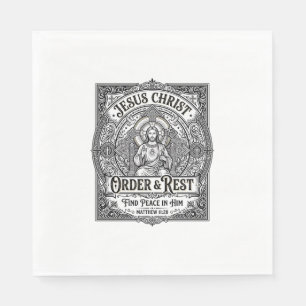 Jesus Ontruim Opgeruimd Thuis T-shirt Christelijke Servet