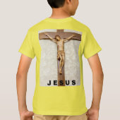 jesus ontwerp met kruis t-shirt (Achterkant)