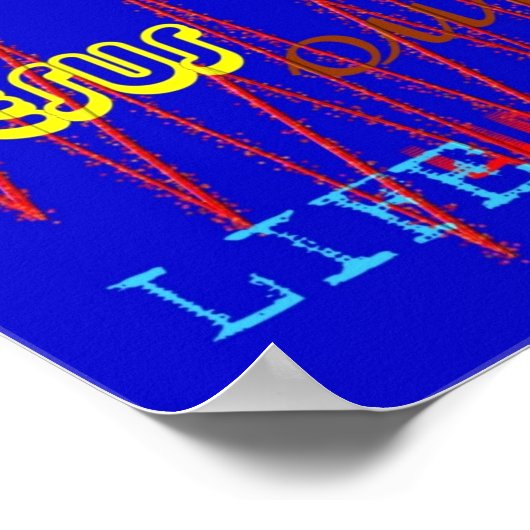 JESUS onze LIFE LINE Poster (Hoek)