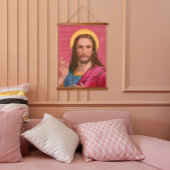 Jesus Onze Verlosser Hangend Paneel Wandkleed