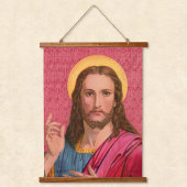 Jesus Onze Verlosser Hangend Paneel Wandkleed