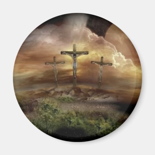 JESUS OP DE KROS MAGNEET (Voorkant)