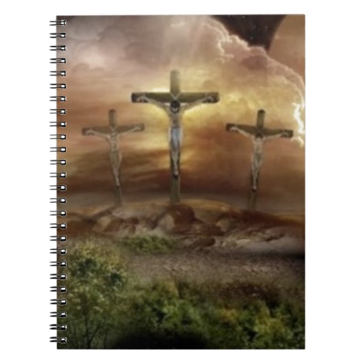 JESUS OP DE KROS NOTITIEBOEK (Voorkant)