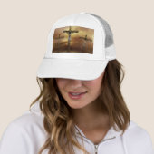 JESUS OP DE KROS TRUCKER PET (In situ)