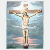 JESUS op de KROSS Fleece Blankets (Voorkant)