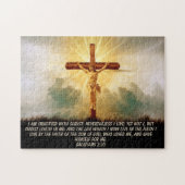 JESUS OP DE KROSS JIGSAW PUZZLE LEGPUZZEL (Horizontaal)