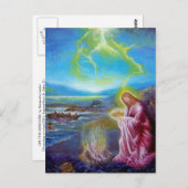 JESUS OP DE SEASHORE, Sint-John 21 Briefkaart (Voorkant / Achterkant)