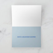 JESUS OP HET KROSS IS HIJ SNELLER RIJSEN FEESTDAGEN KAART (Binnen)