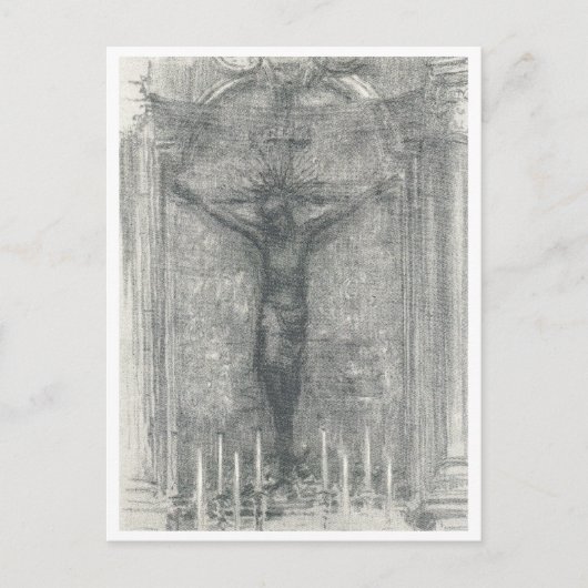 Jesus op Kruis - Briefkaart (Voorkant)