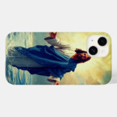Jesus op water iPhone / iPad hoesje (Achterkant (horizontaal))