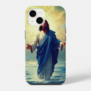 Jesus op water iPhone / iPad hoesje iPhone 14 Hoesje