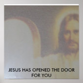 JESUS-OPEN DOOR POSTER (Voorkant)