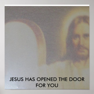 JESUS-OPEN DOOR POSTER