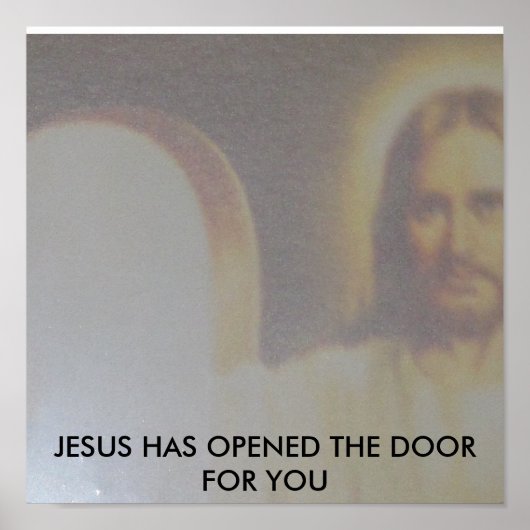 JESUS-OPEN DOOR POSTER (Voorkant)