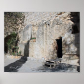 Jesus Open Tomb Israel Canvas print (Voorkant)
