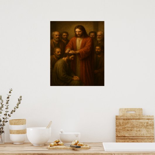 Jesus Ordaining Apostles ™ LDS Wall Art Print (Keuken)