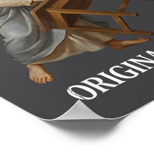 Jesus Original Noticer  Poster (Hoek)