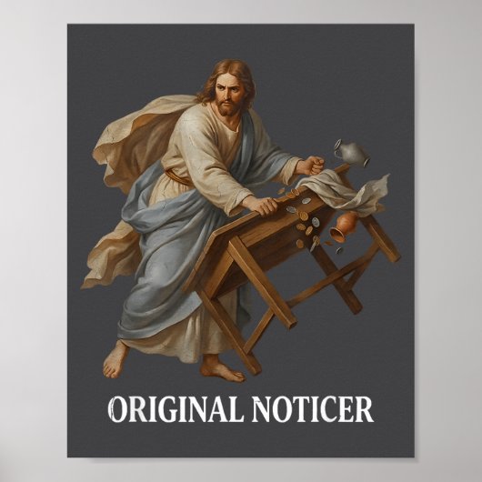Jesus Original Noticer  Poster (Voorkant)