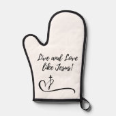 Jesus Oven Mitt en Pot Holder Ovenwant (Voorkant)