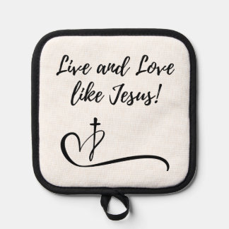 Jesus Oven Mitt en Pot Holder Pannenlap