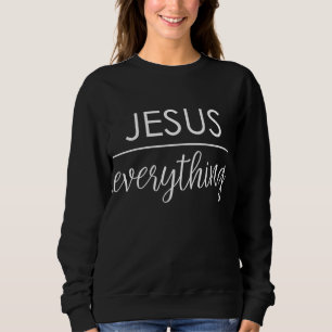 Jesus over Alles - Leuk Schattige Christelijk cade Trui