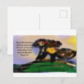 jésus overvloog briefkaart (Voorkant / Achterkant)