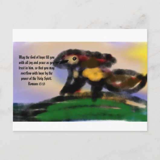 jésus overvloog briefkaart (Voorkant)
